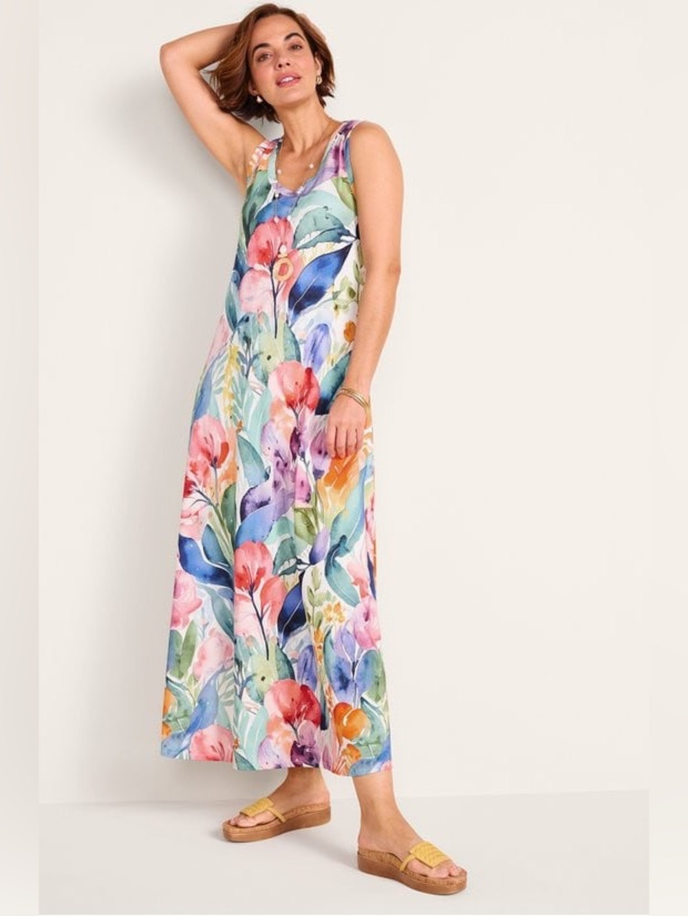 NEW! Soft Surroundings Santiago Gaia Maxi Dress. 1X. - Picture 5 of 16
